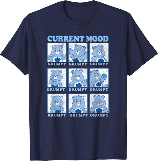 Care Bears Grumpy Bear Current Mood Emotions Box Up T-Shirt - T-Shirt | Navy