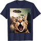 Alien UFO Funny Cat Shirt - Funny Cat Shirts for Cat Dad/Mom T-Shirt - T-Shirt | Navy