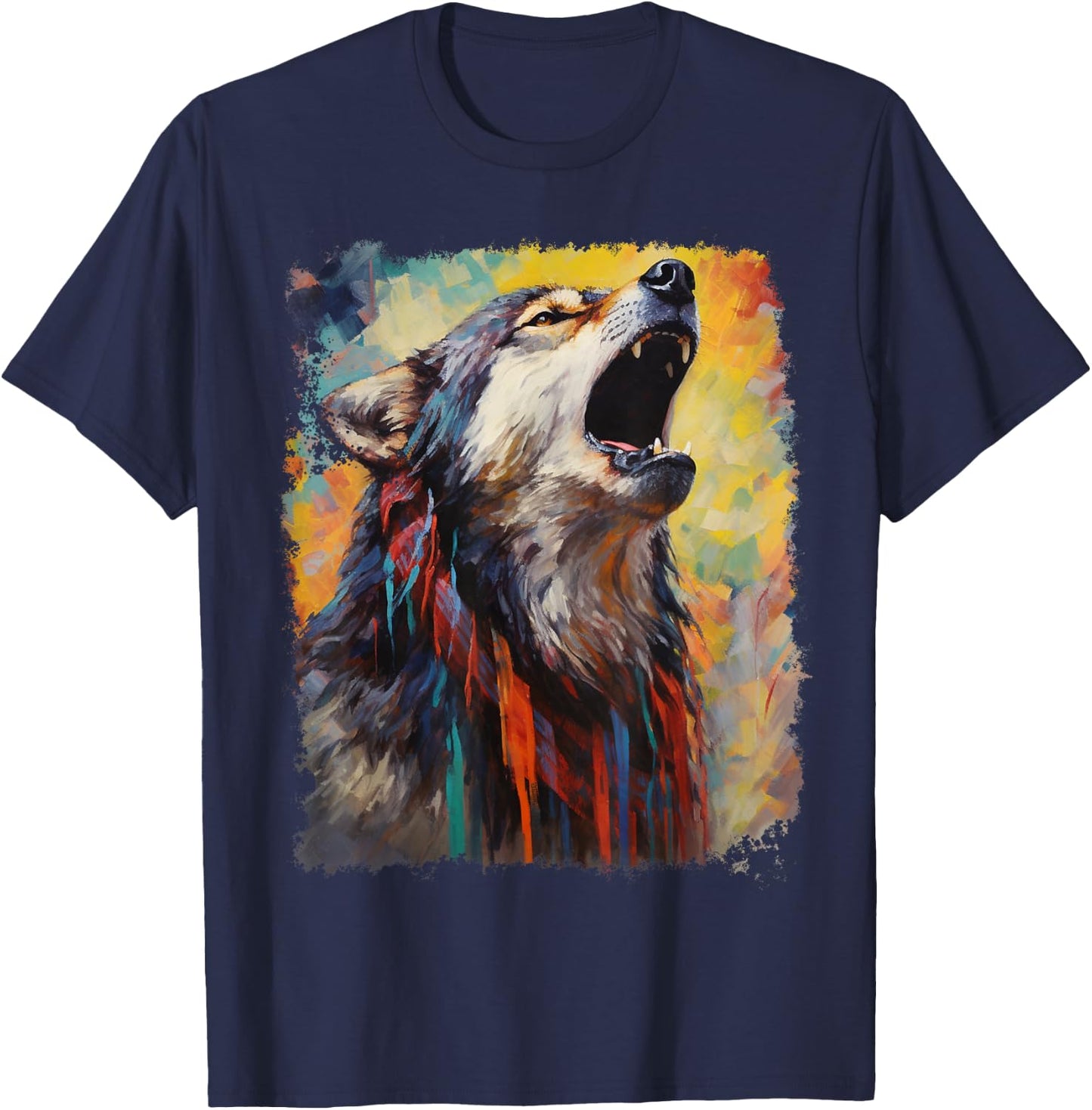 Wolf Man T-Shirt - T-Shirt | Navy