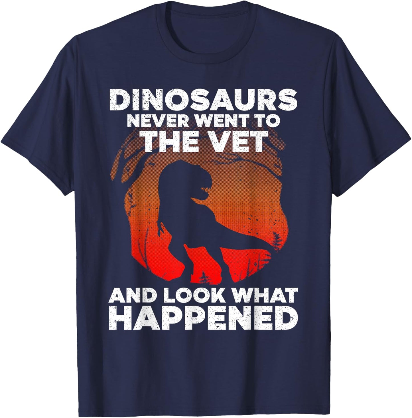 Funny Veterinary Art Women Kids Veterinarian Lovers T-Shirt - T-Shirt | Navy