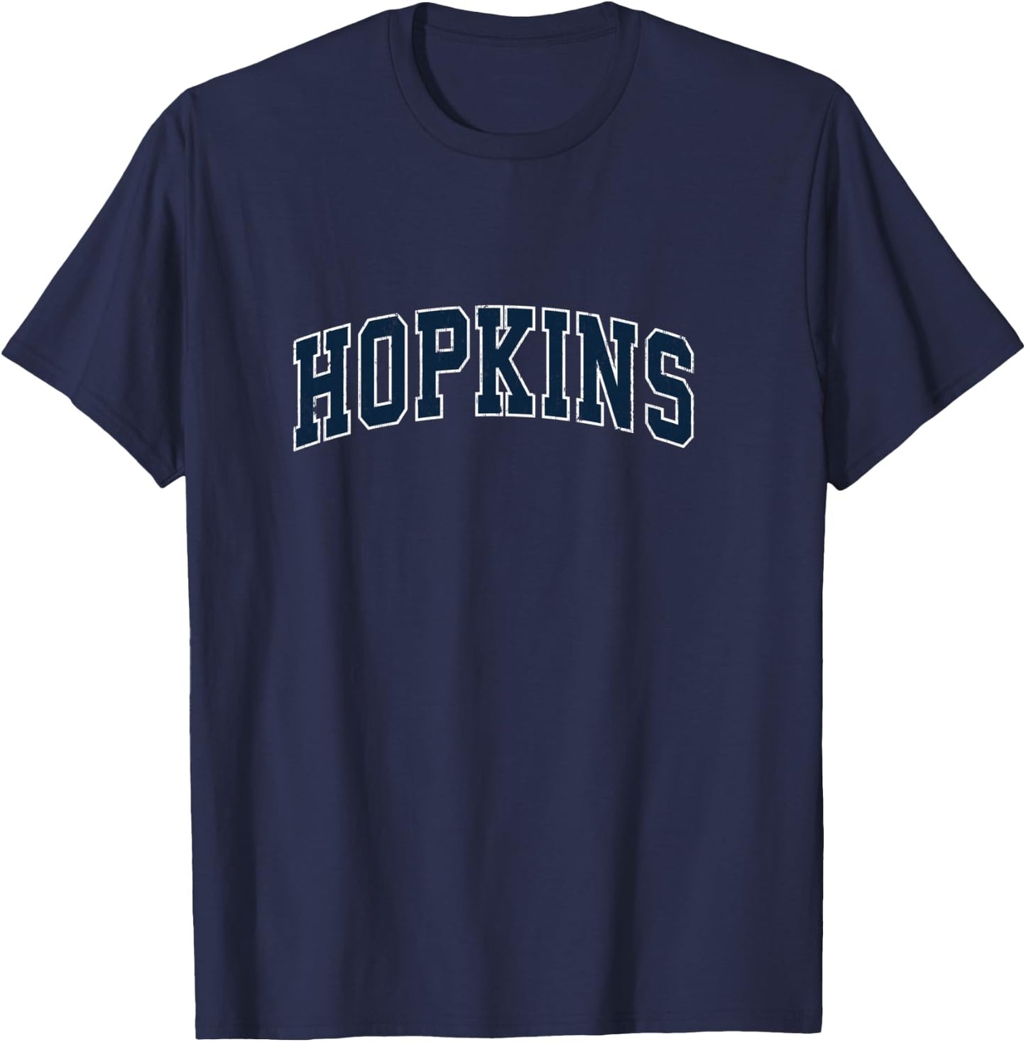 Hopkins Minnesota MN Vintage Sports Design Navy Design T-Shirt - T-Shirt | Navy