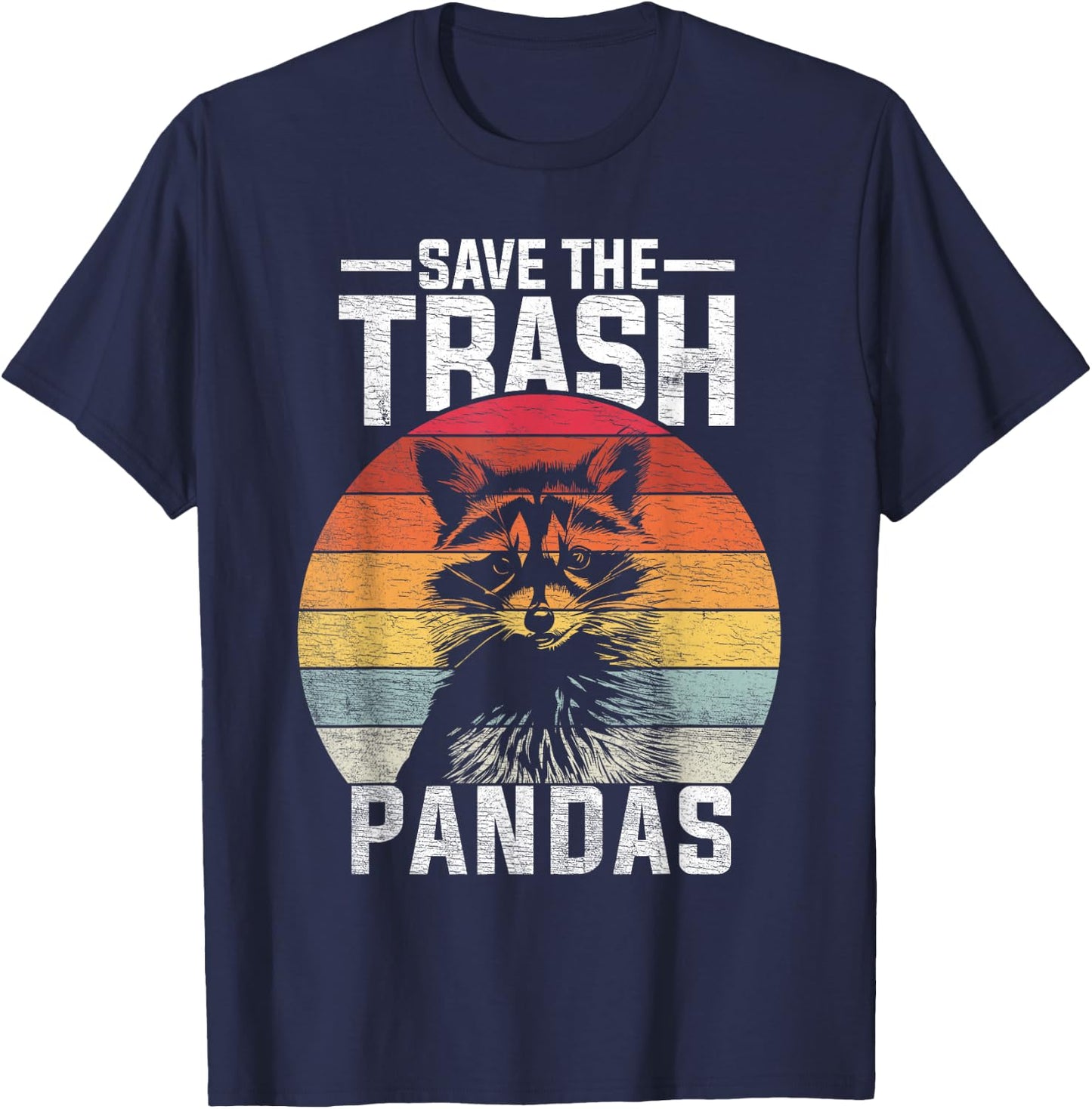 Funny Raccoon T-Shirt - T-Shirt | Navy