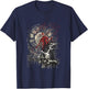 Marvel Comics Retro Classic Daredevil Standing On Gargoyle T-Shirt - T-Shirt | Navy