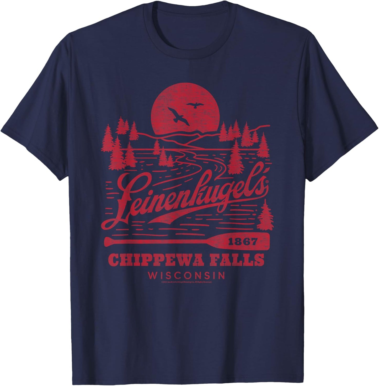 Leinenkugels - Outdoors Scene T-Shirt - T-Shirt | Navy