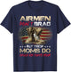 My Favorite Airman Calls Me Mom Proud Air Force Gift T-Shirt - T-Shirt | Navy