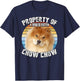 Chow Chow Red Retro Property Of T-Shirt - T-Shirt | Navy