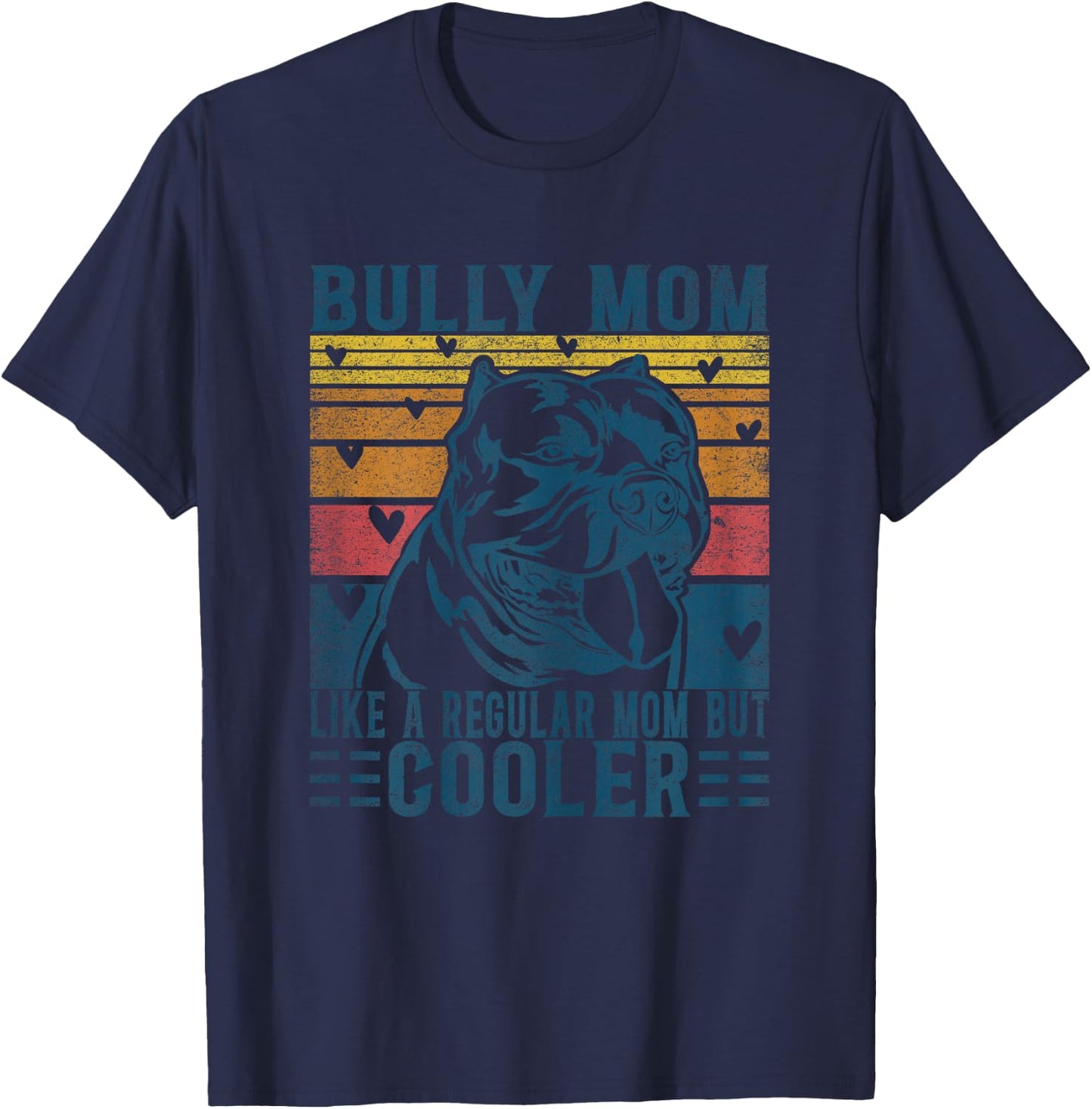 Bully Pitbull Sayings Apparel Fan American Bully T-Shirt - T-Shirt | Navy