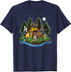 Cryptozoology Cryptid Creatures Bigfoot Jackalope Werewolf T-Shirt - T-Shirt | Navy