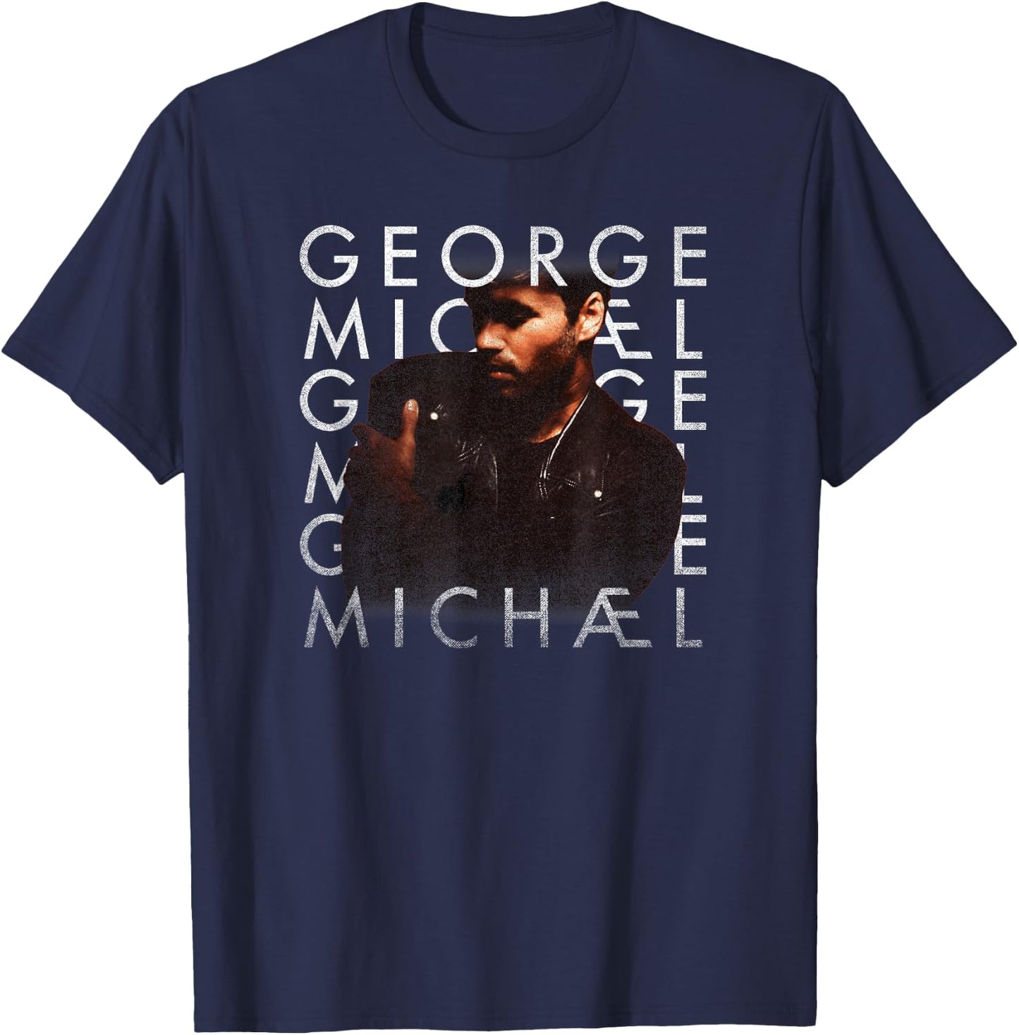 George Michael - Faith T-Shirt - T-Shirt | Navy