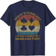 Today's Forecast Funny Hand And Foot Card Game T-Shirt - T-Shirt | Navy