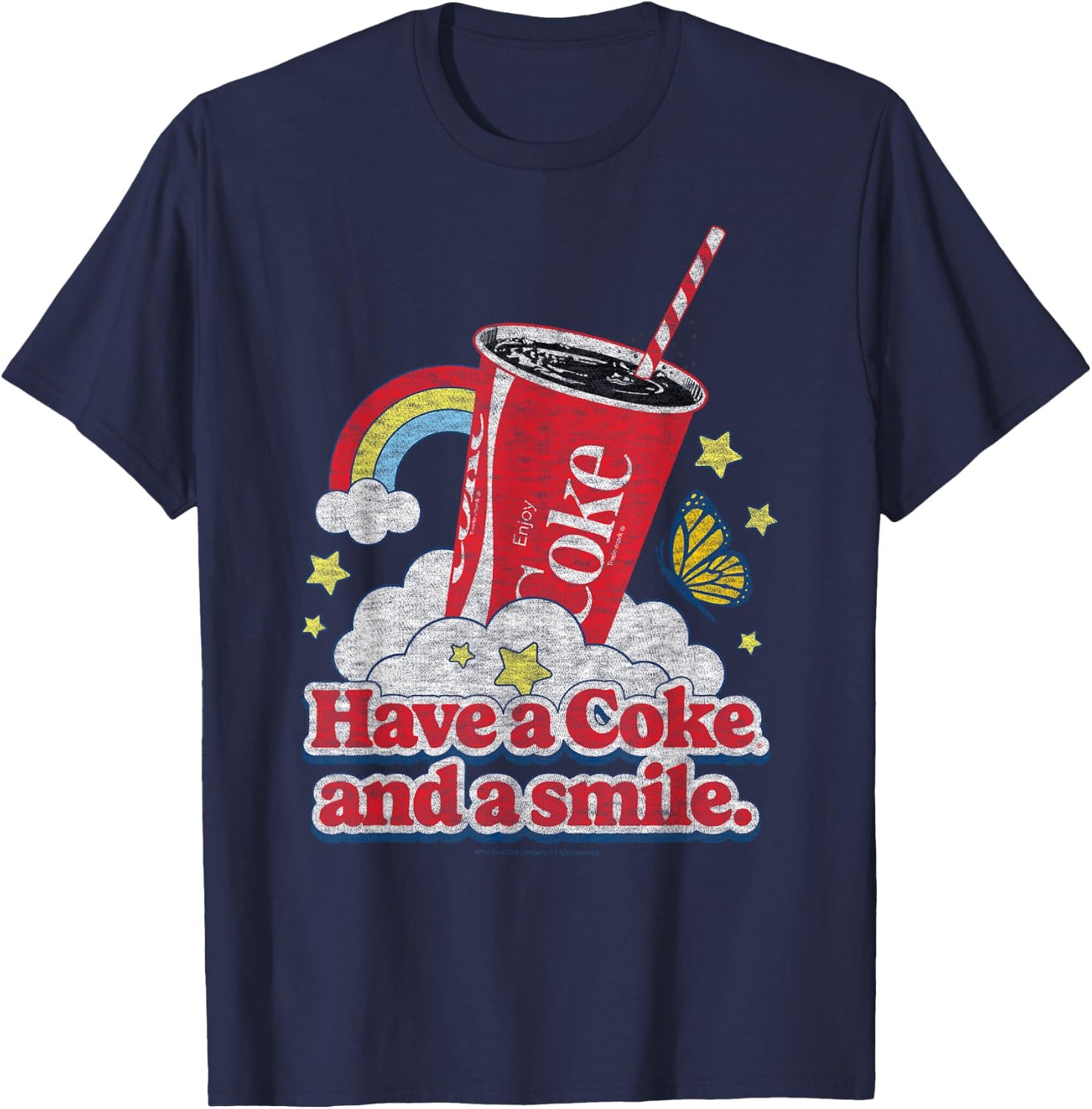 Coca-Cola - Have A Coke And A Smile T-Shirt - T-Shirt | Navy