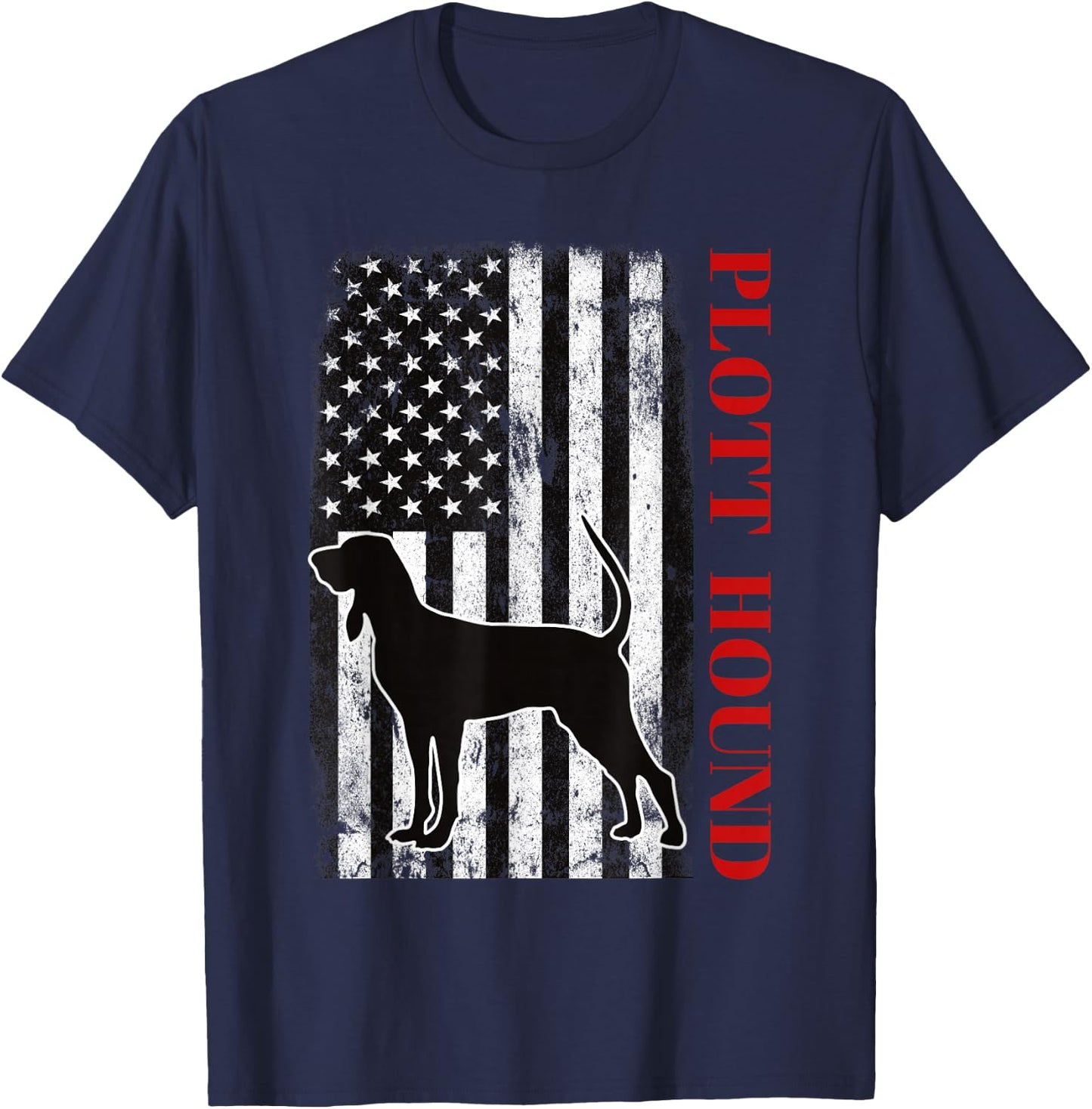 American Plott Hound T-Shirt - T-Shirt | Navy