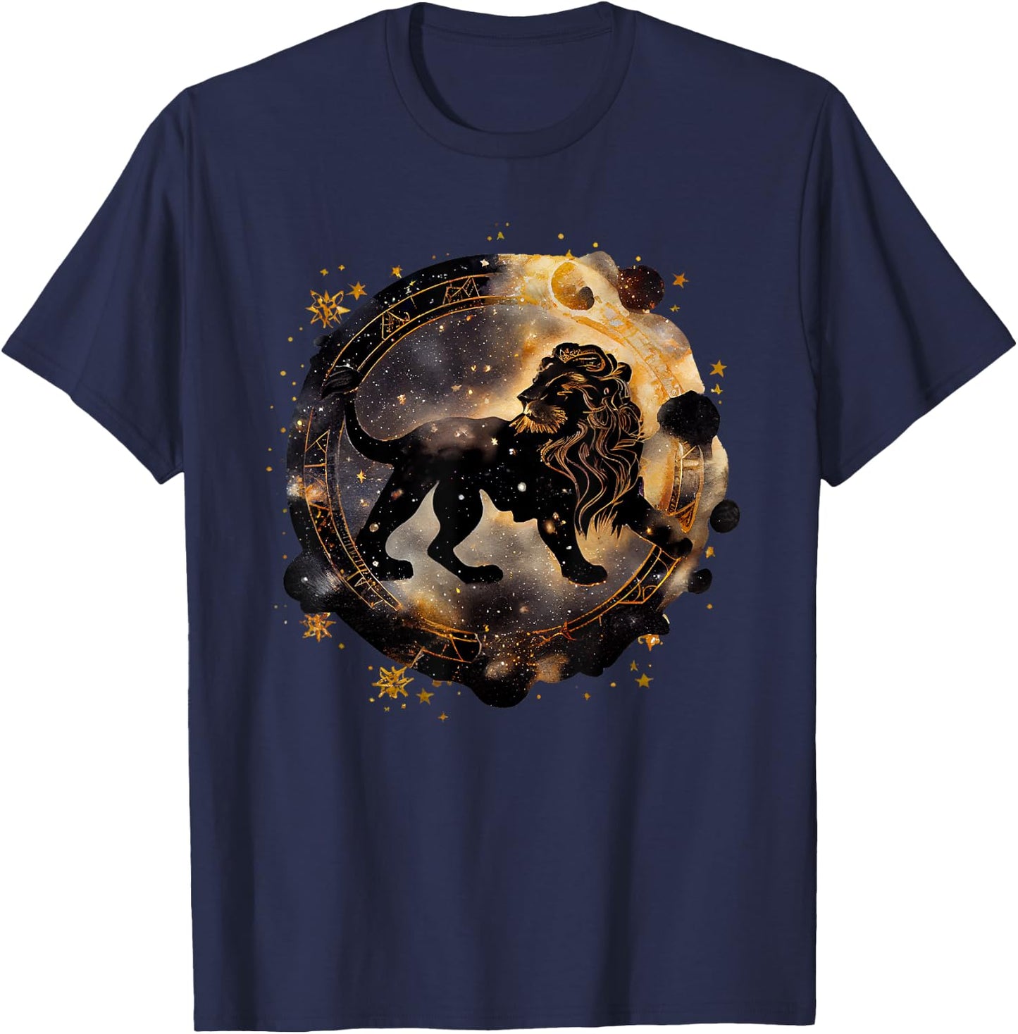 Astrology horoscope Zodiac Sign leo T-Shirt - T-Shirt | Navy