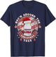 Funny Roc'n Around The Christmas Tree ER ED ICU Care Nurse T-Shirt - T-Shirt | Navy