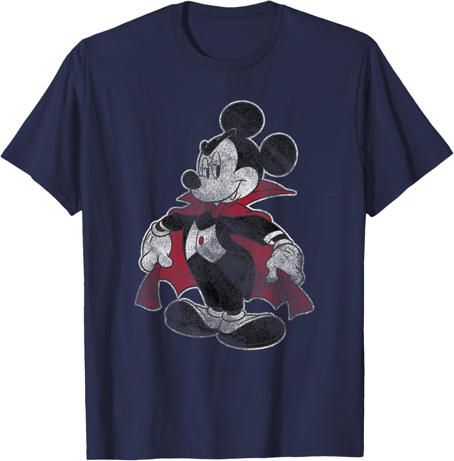 Disney Mickey & Friends Halloween Mickey Vampire T-Shirt - T-Shirt | Navy