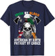 Irish by Blood American by Birth Patriot by Choice Eagle T-Shirt - T-Shirt | Navy