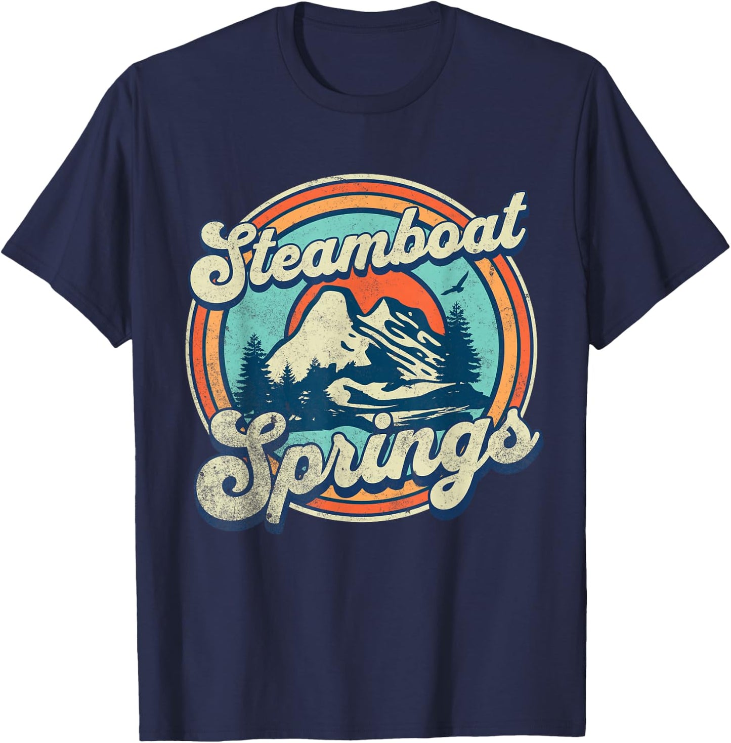 Steamboat Springs Colorado T-Shirt - T-Shirt | Navy