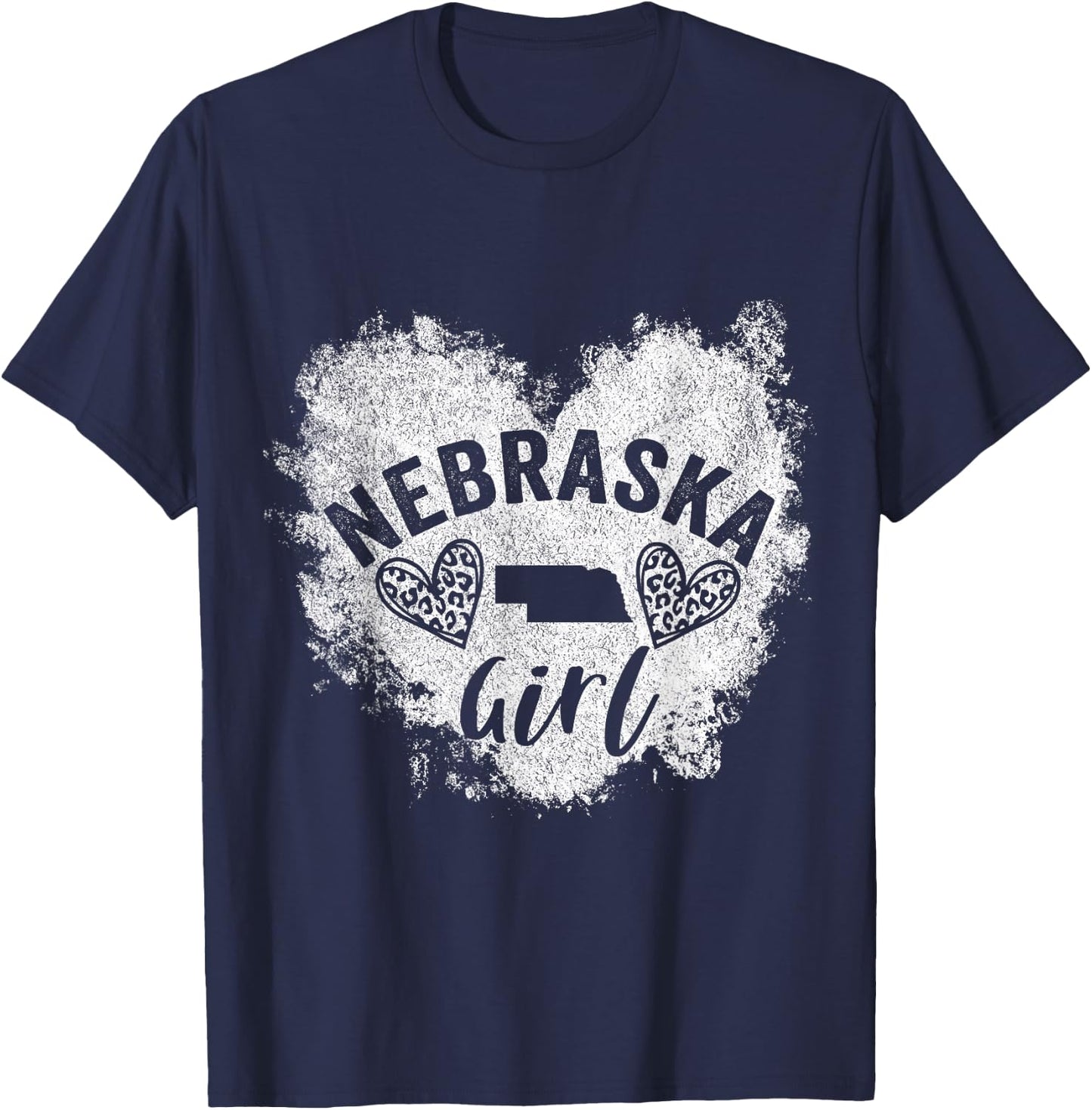 Nebraska Girl Funny Hometown Nebraska Home Nebraska Roots T-Shirt - T-Shirt | Navy