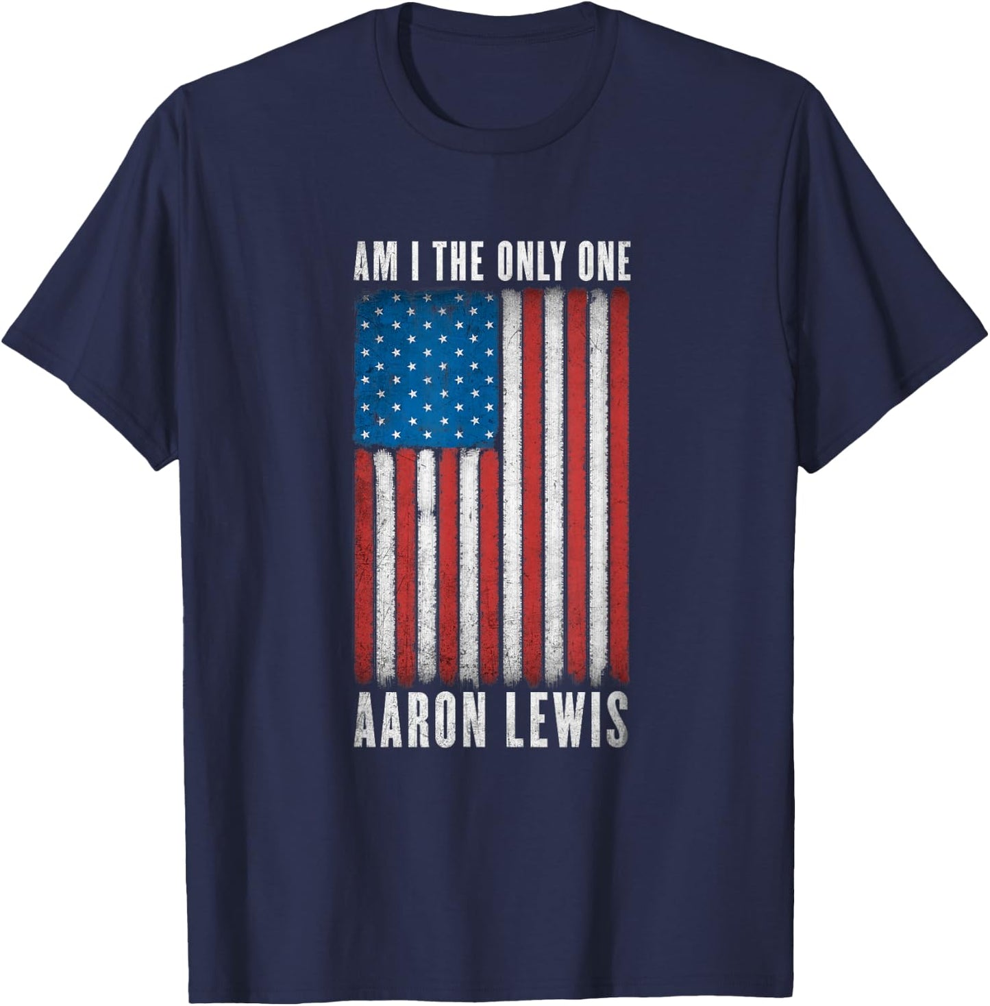 Aaron Lewis - Am I The Only One Small T-Shirt - T-Shirt | Navy