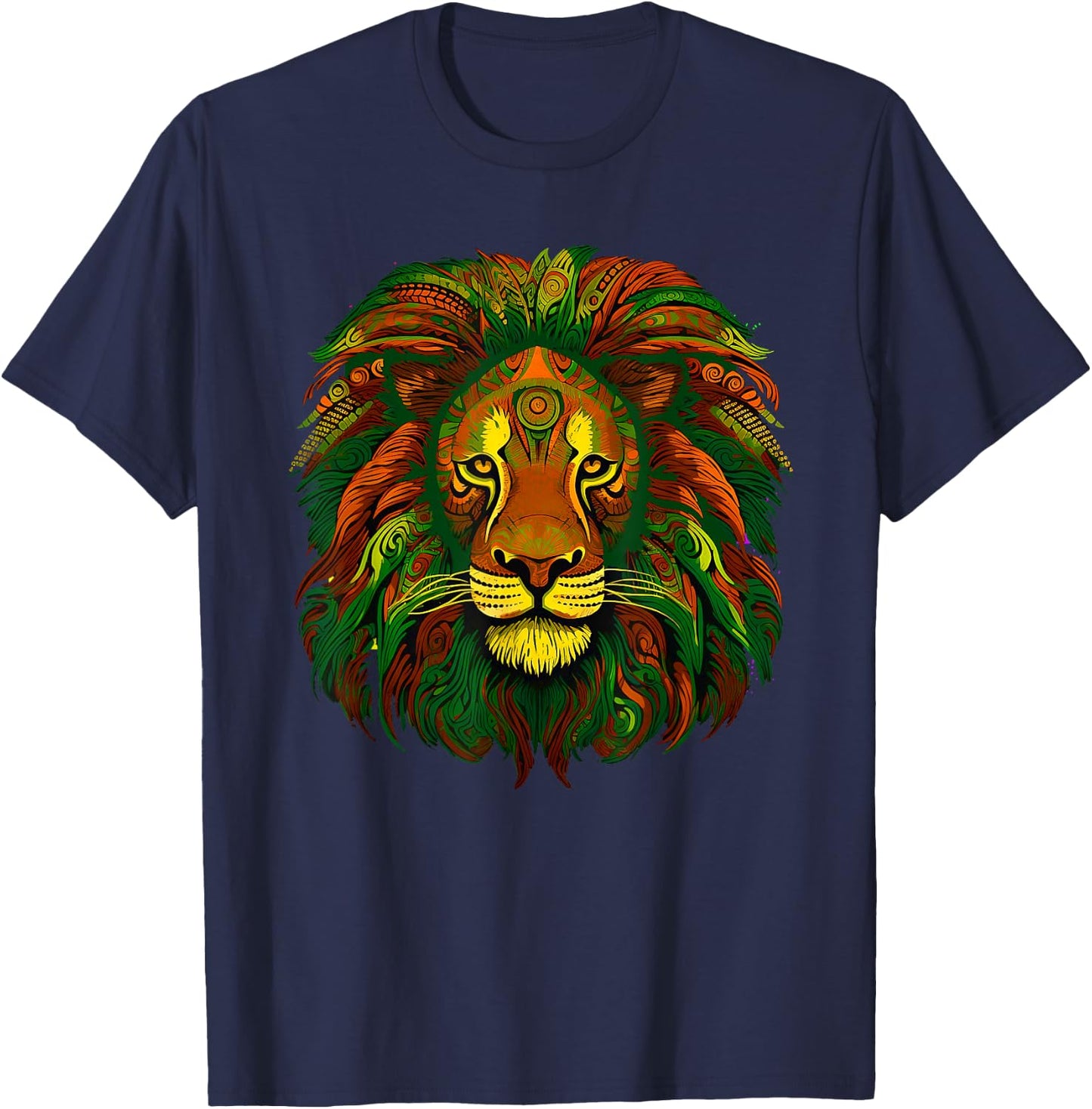Cool LEO Awesome Lion Zodiac Birthday Sign Women Legend Crew T-Shirt - T-Shirt | Navy