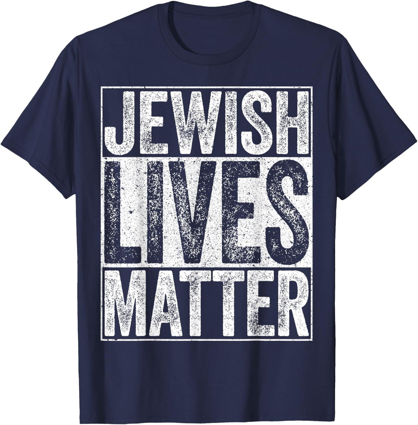 Jewish Lives Matter Shirt Men Women Kids Jews Support T-Shirt - T-Shirt | Navy