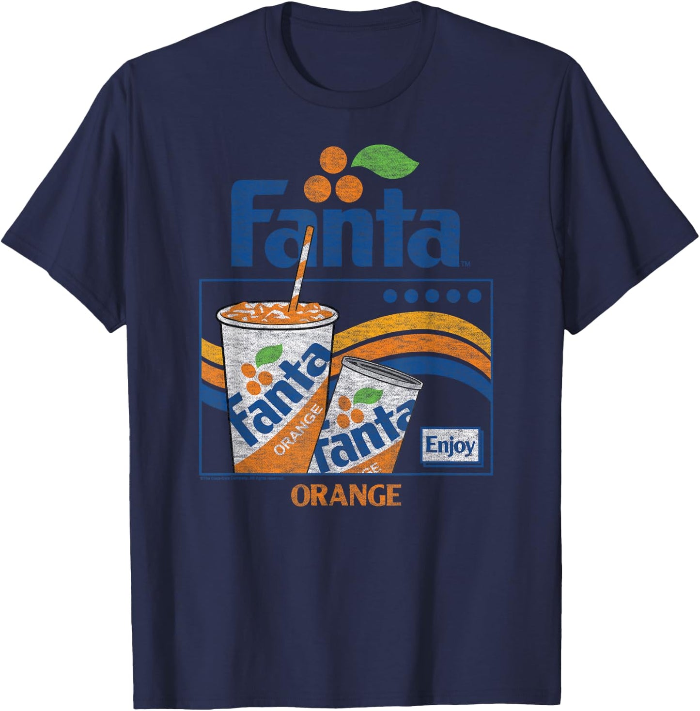 Coca-Cola - Fanta Enjoy T-Shirt - T-Shirt | Navy