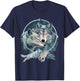 Wolf Dream Catcher Love T-Shirt - T-Shirt | Navy