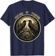 Odin Ravens Huginn and Muninn Odin's Ravens Viking Valhalla T-Shirt - T-Shirt | Navy