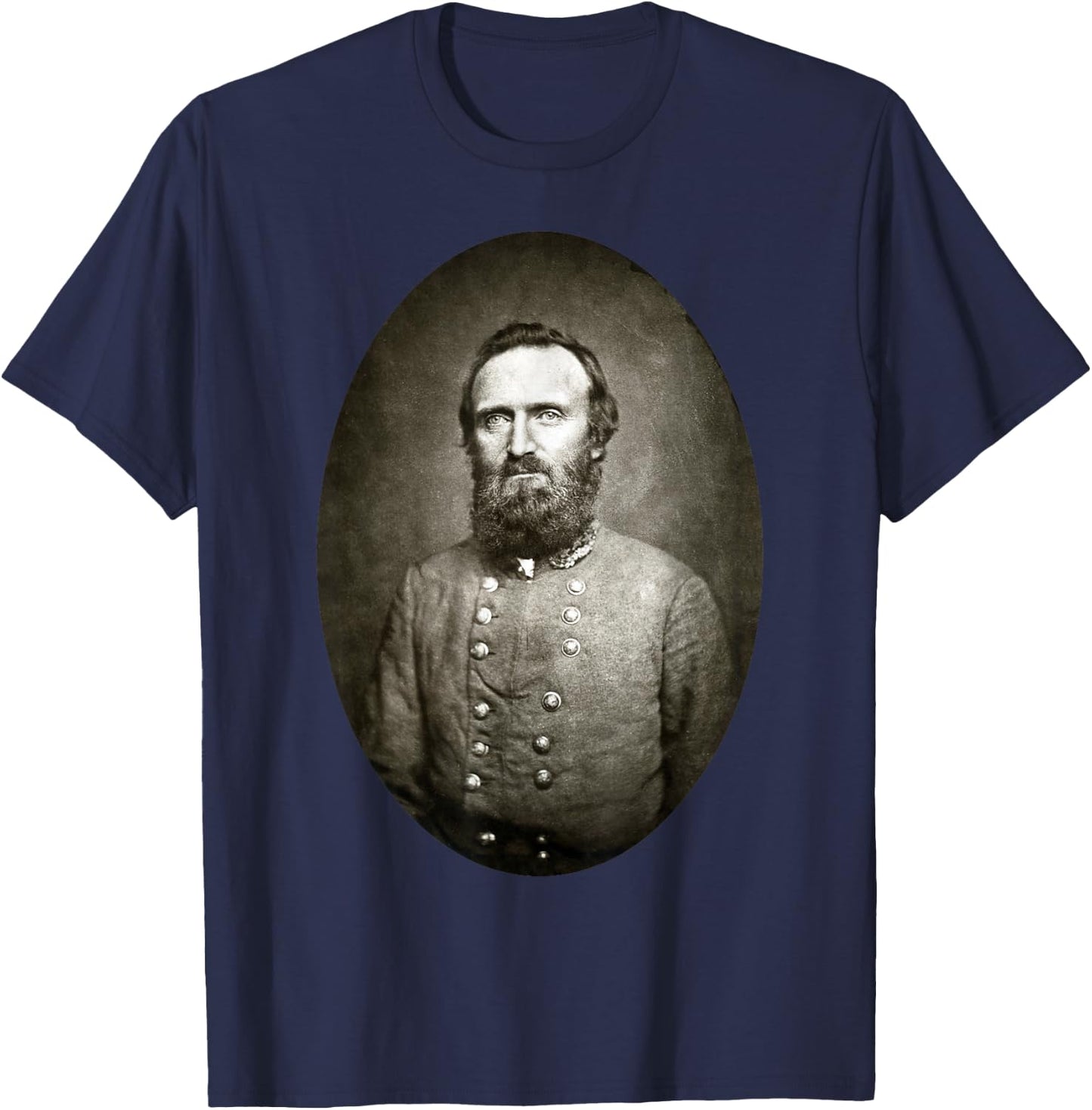 Stonewall Jackson Portrait T-Shirt - T-Shirt | Navy