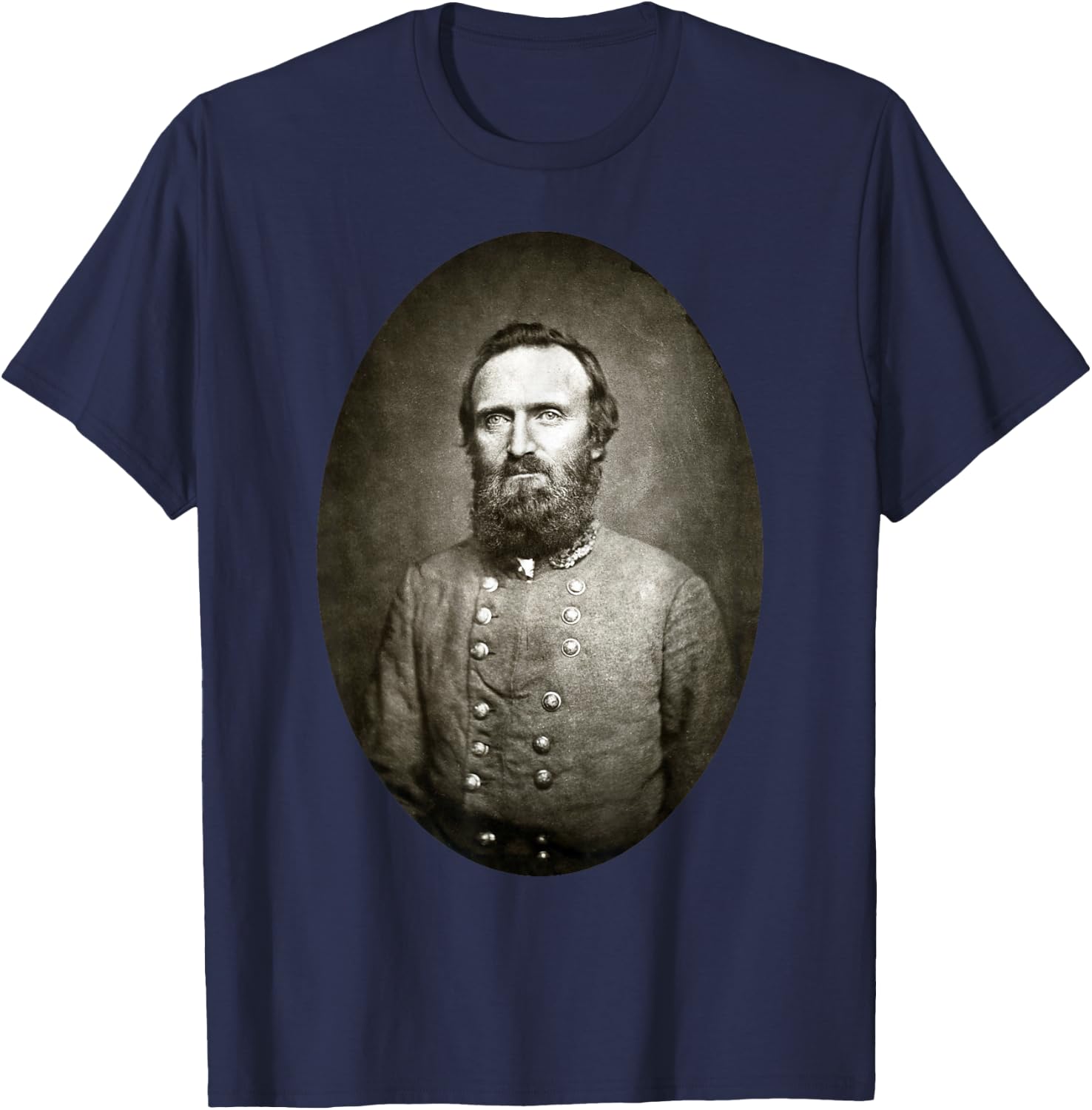 Stonewall Jackson Portrait T-Shirt - T-Shirt | Navy