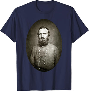 Stonewall Jackson Portrait T-Shirt - T-Shirt | Navy