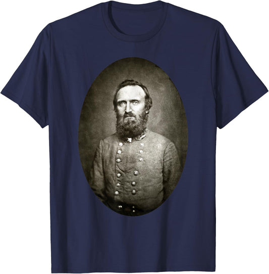 Stonewall Jackson Portrait T-Shirt - T-Shirt | Navy