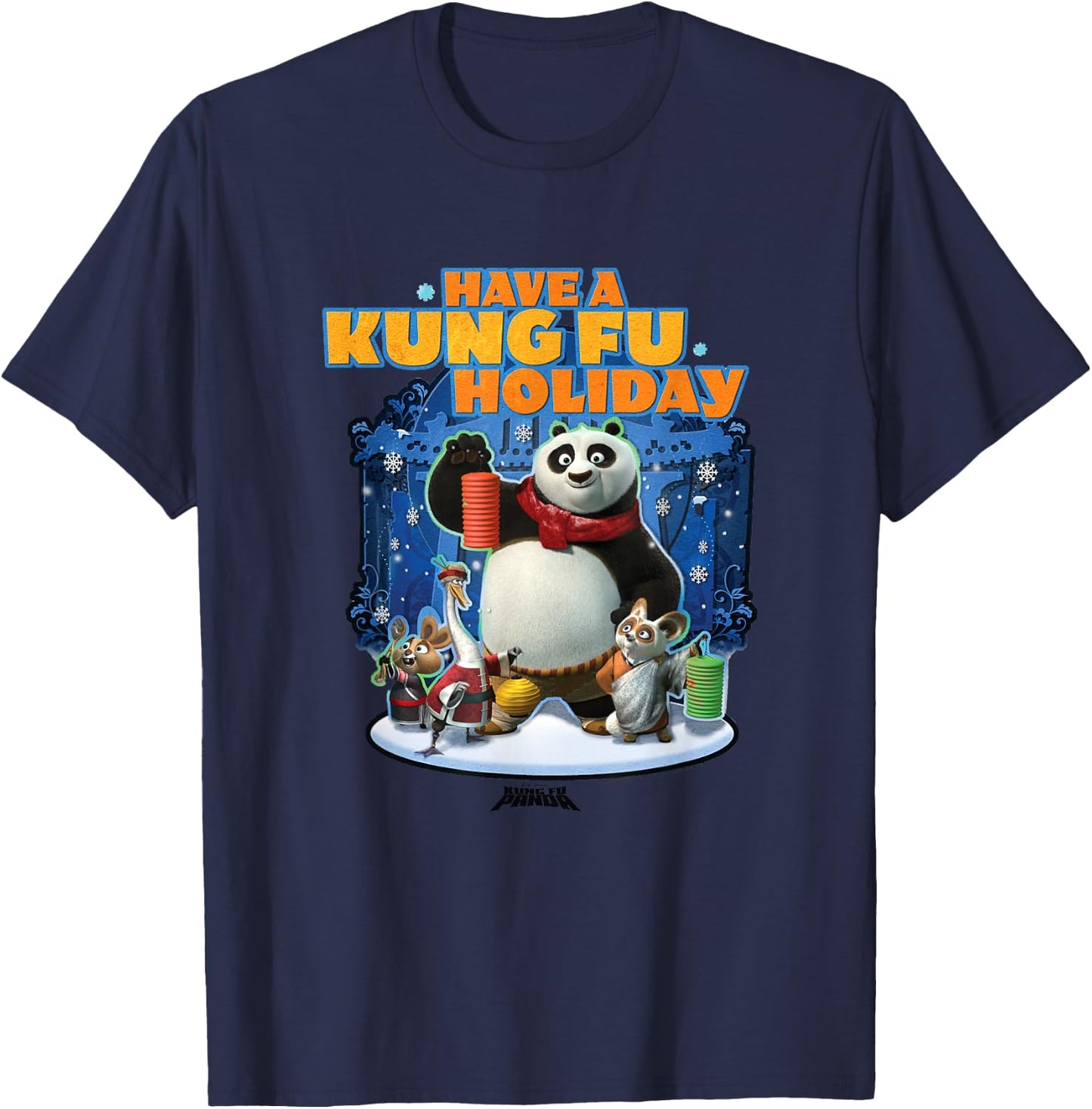 DreamWorks Kung Fu Panda Holiday T-Shirt - T-Shirt | Navy