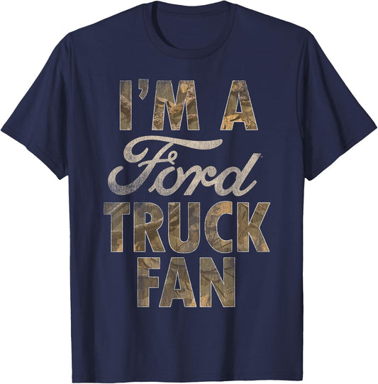Ford Trucks Fan Camo T-Shirt - T-Shirt | Navy