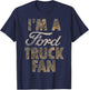 Ford Trucks Fan Camo T-Shirt - T-Shirt | Navy