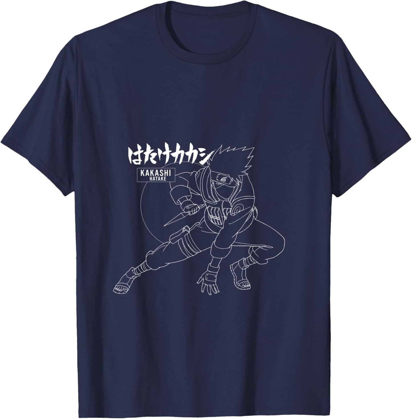 Naruto Shippuden Kakashi Hatake T-Shirt - T-Shirt | Navy