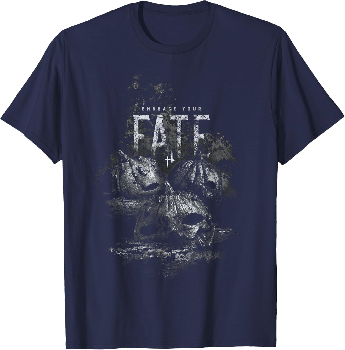 Hunt: Showdown Embrace Your Fate Halloween T-Shirt - T-Shirt | Navy