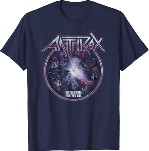 Anthrax – We've Come For You Swirl T-Shirt - T-Shirt | Navy