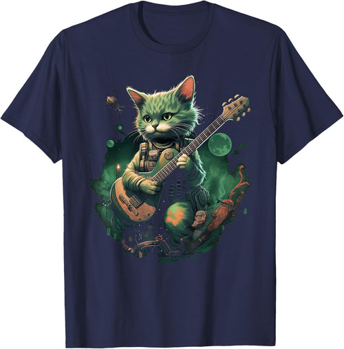 Rock Cat Playing Guitar Cat Funny Guitar Cat Kitty