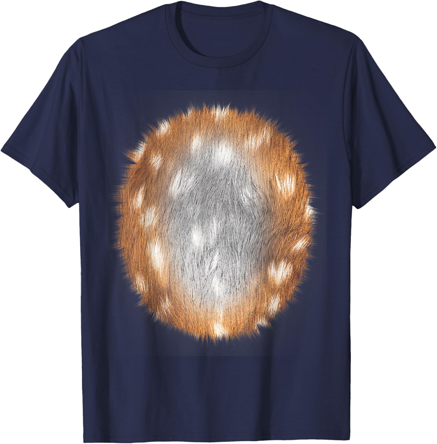Deer In Headlights Animal Halloween DIY Costume Funny T-Shirt - T-Shirt | Navy