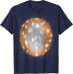 Deer In Headlights Animal Halloween DIY Costume Funny T-Shirt - T-Shirt | Navy