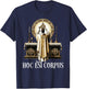 Eucharistic Consecration Traditional Latin Mass Catholic T-Shirt - T-Shirt | Navy