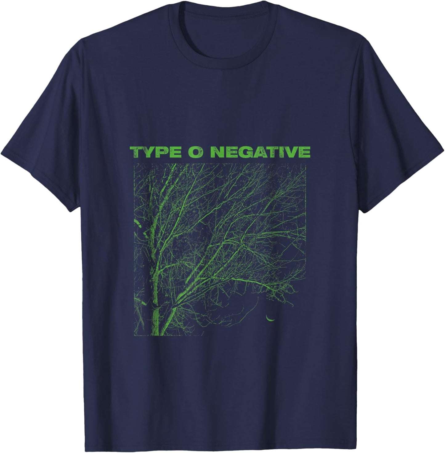 Type O Negative Tree Black T-Shirt - T-Shirt | Navy