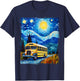 School Bus Driver Art T-Shirt - T-Shirt | Navy