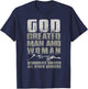 Vintage God Created Man & Woman Democrats Created All Other T-Shirt - T-Shirt | Navy