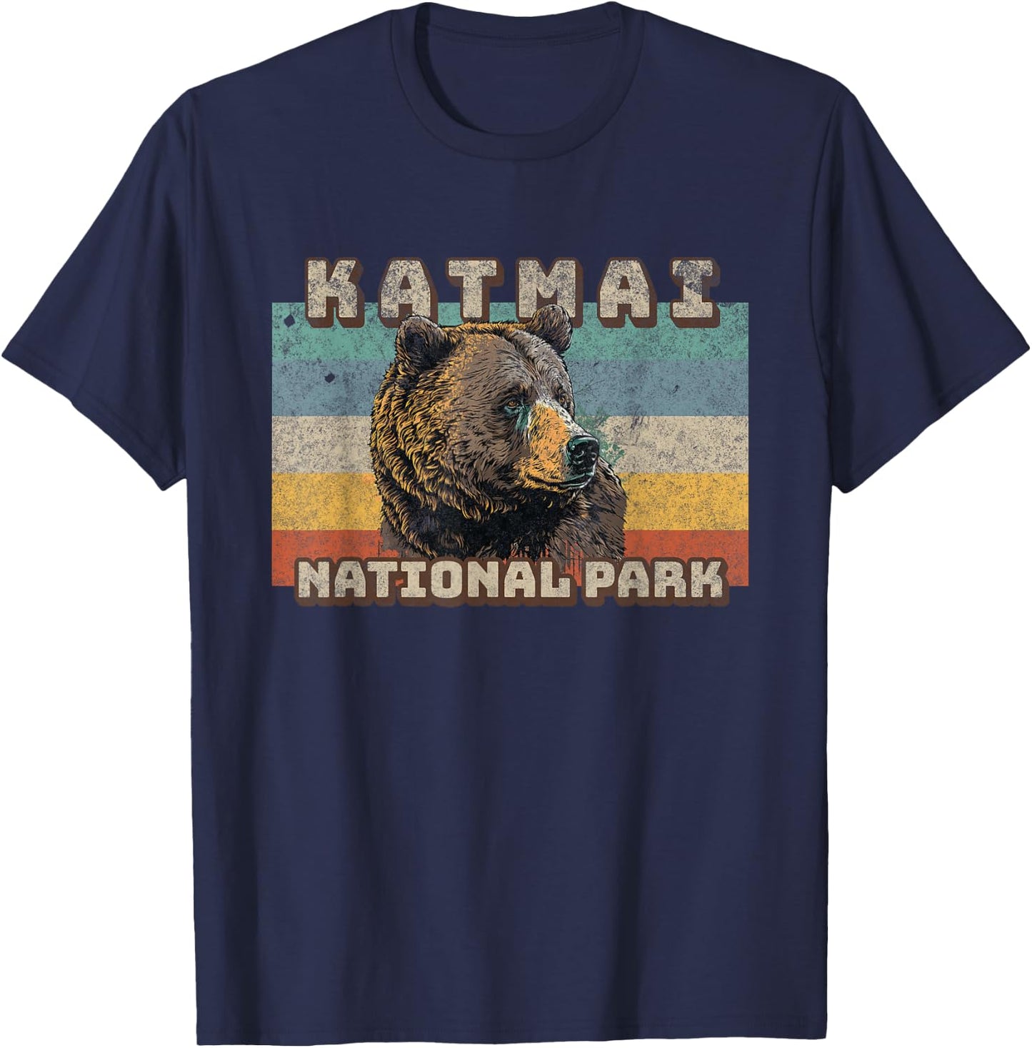 Katmai National Park T-Shirt - T-Shirt | Navy