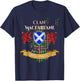 MacFarlane Hunting Scottish Family Clan Middle Ages Mischief T-Shirt - T-Shirt | Navy