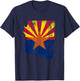 Arizona Vintage State Map Flag Pride T-Shirt - T-Shirt | Navy