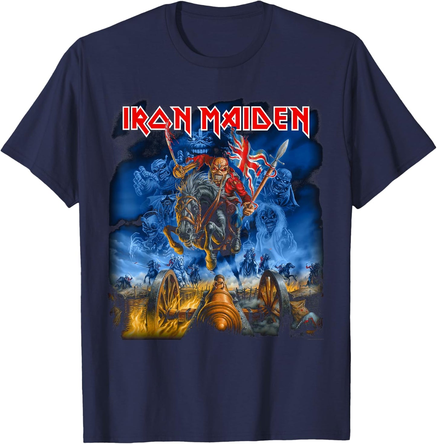 Iron Maiden - Trooper T-Shirt - T-Shirt | Navy