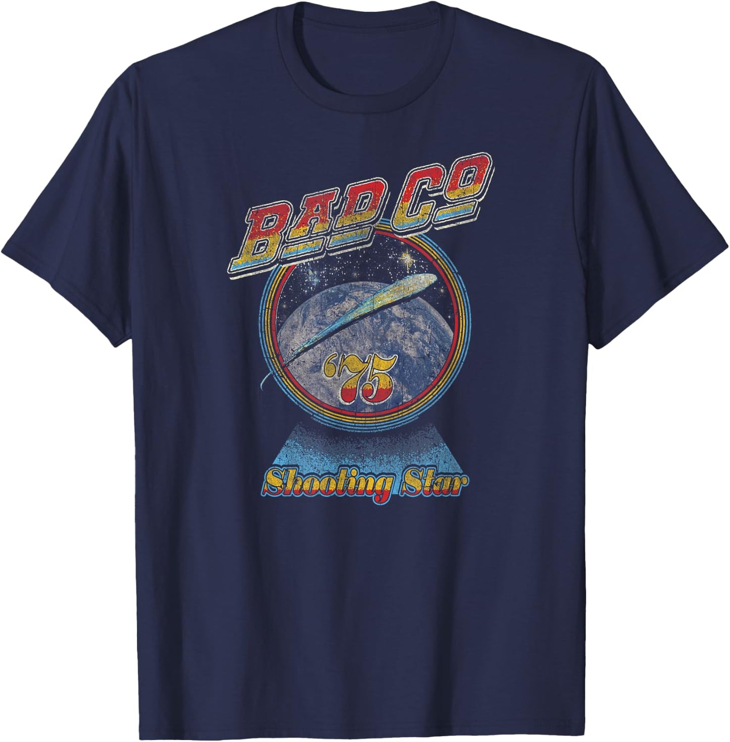 Bad Company - Shooting Star T-Shirt - T-Shirt | Navy